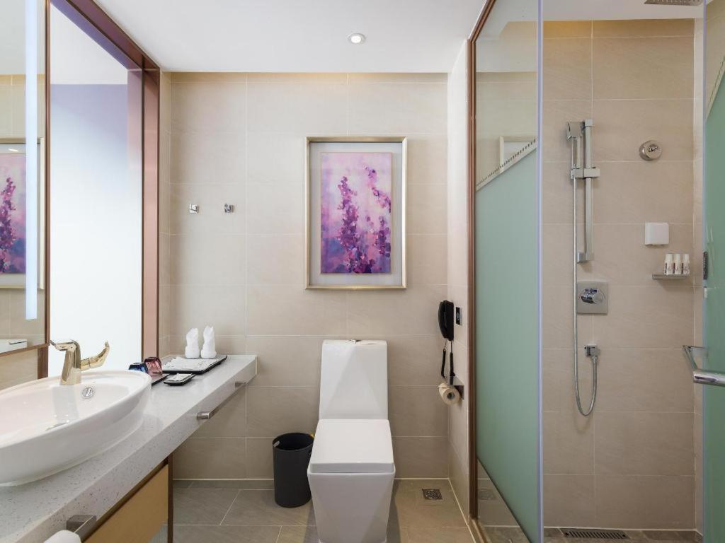 Echarm International Hotel Guangzhou Baiyun International Airport Huadu Plaza Branch - Free Deliver Service To Guangzhou Baiyun International Airport & Free Deliver Service To Canton Fair Complex During Canton Fair Period Ngoại thất bức ảnh